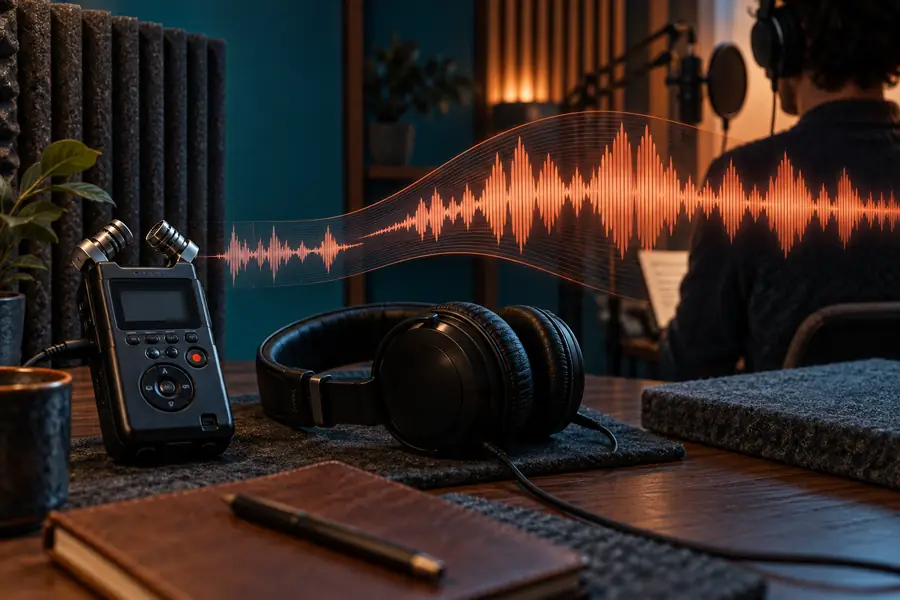 Illustration of a generated voice result